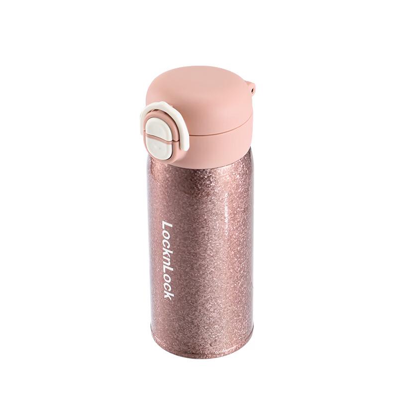 LOCK&LOCK Pure Titanium Double Lid Flip-Top Insulated Bottle