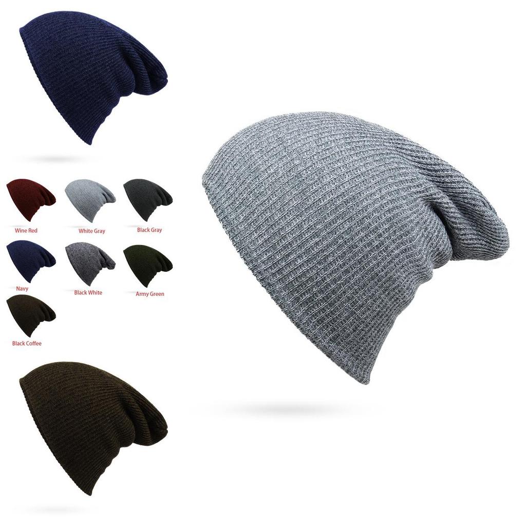 Premium Quality Men Women Unisex Knit Baggy Beanie Winter Hat With Timeless Design