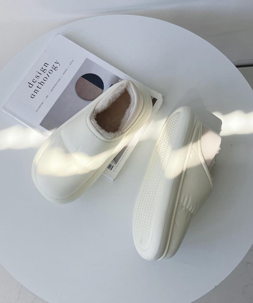 KNOW AS Airy Warm Room Size L [AS Plus] Shoes, Shoes/Outdoor Shoes, Ivory,