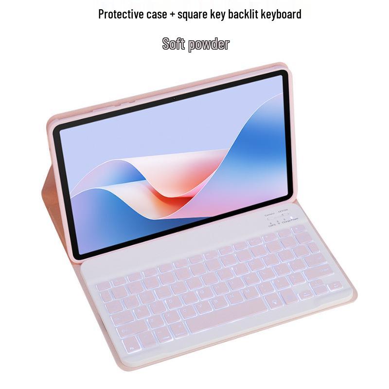 2024 OnePlus Tablet Pro 12.1'' Leather Cover with Bluetooth Keyboard for OnePlus Pad2