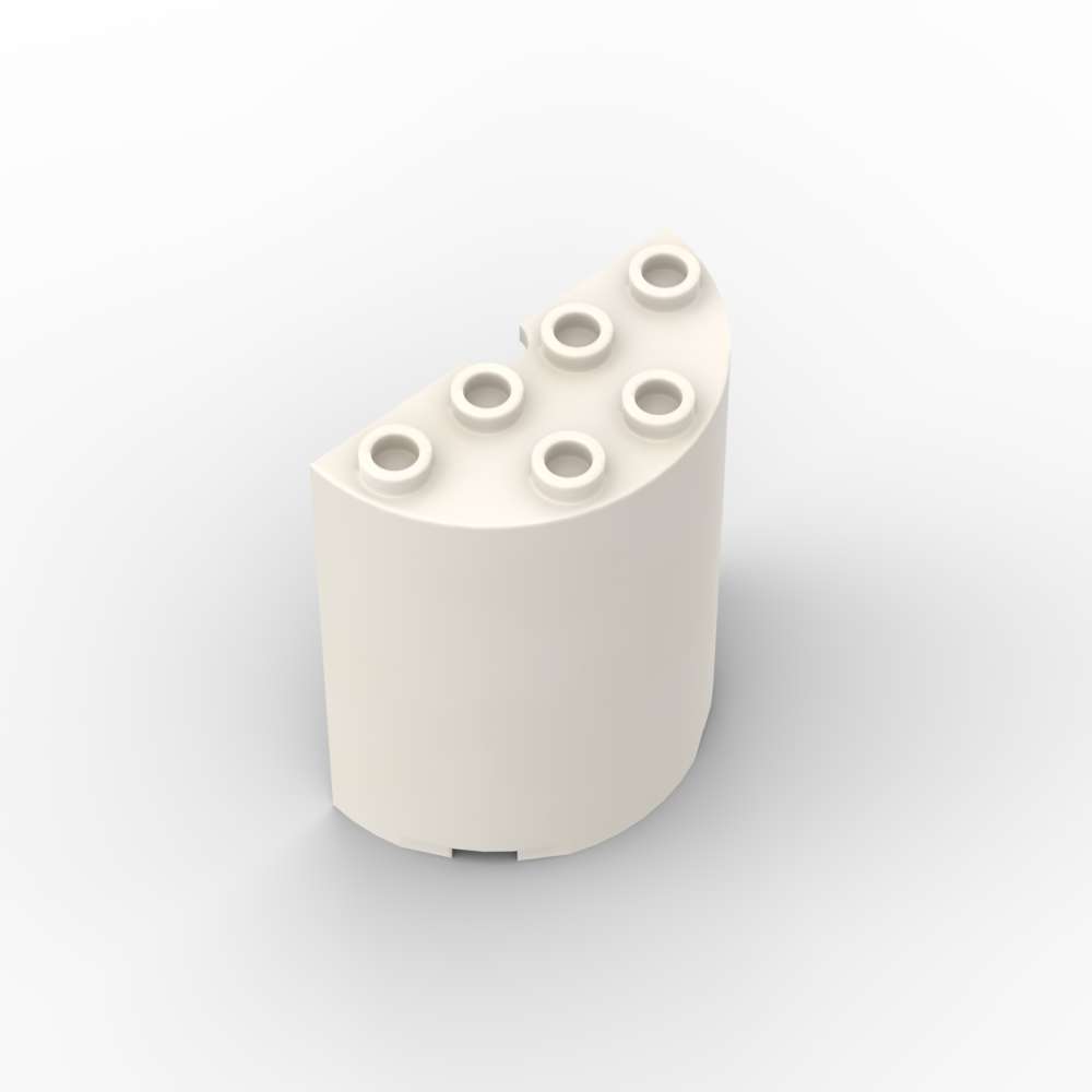 

Non-Toxic Moc 1Pcs 6259 Cylinder Half 2X4X4 Building Blocks Kit 20430 6218 Particle Idea Educational Diy Toy Children Birthday Kid Gifts