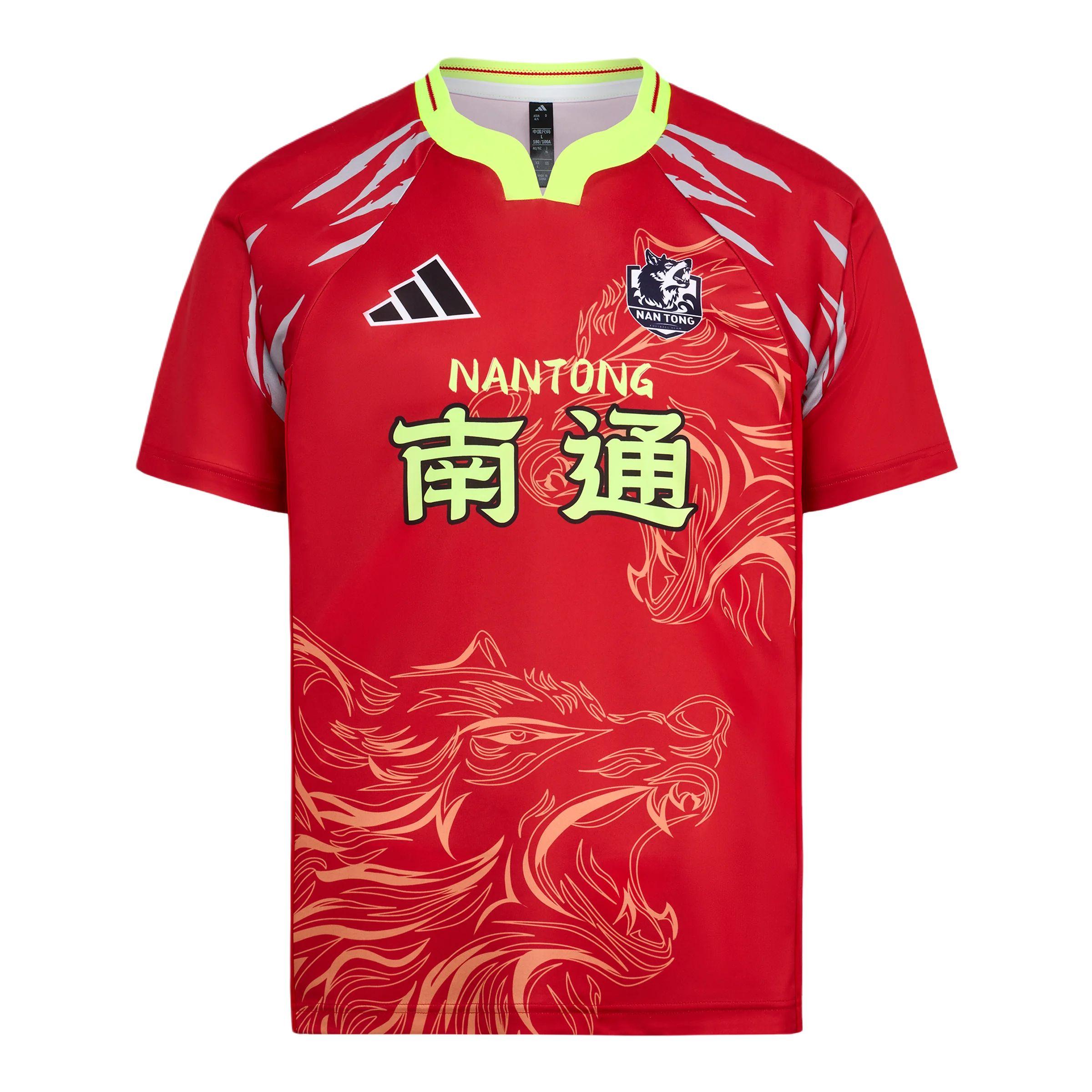 Adidas Soccer Jerseys Unisex Light Scarlet/Neon Yellow Moderate LF8616 L