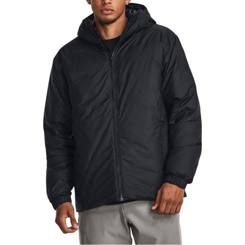 Under Armour Jaqueta Curta de Treino Acolchoada ColdGear Infrared Masculina Roupa Exterior Preta 1378840-001
