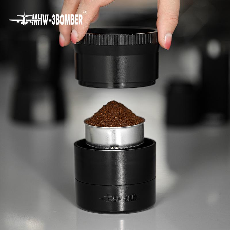 MHW-3BOMBER Cyclone Coffee Distributor and Anti-Splash Filling Tool for Single/Double Valve Coffee Makers