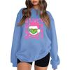 Women's Fashion Casual Print Casual Long Sleeve Round Neck Sweatshirt Top