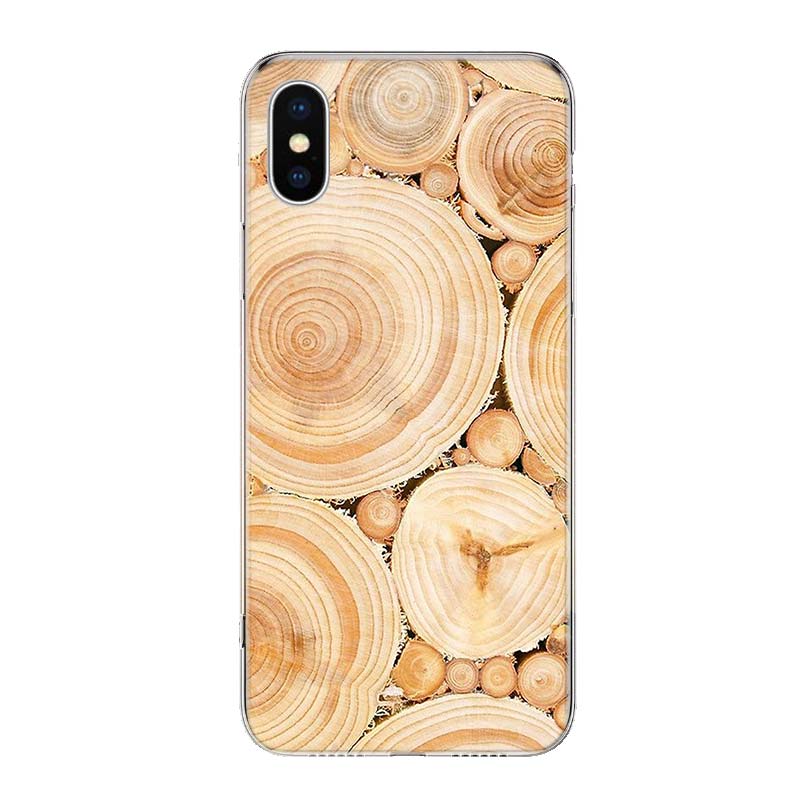 Hot Pattern Wood textures Phone Case Cover For iPhone 11 12 13 Mini 14 15 Plus 16 Pro Max 17 Air 7 8 + SE Art Customized Fundas