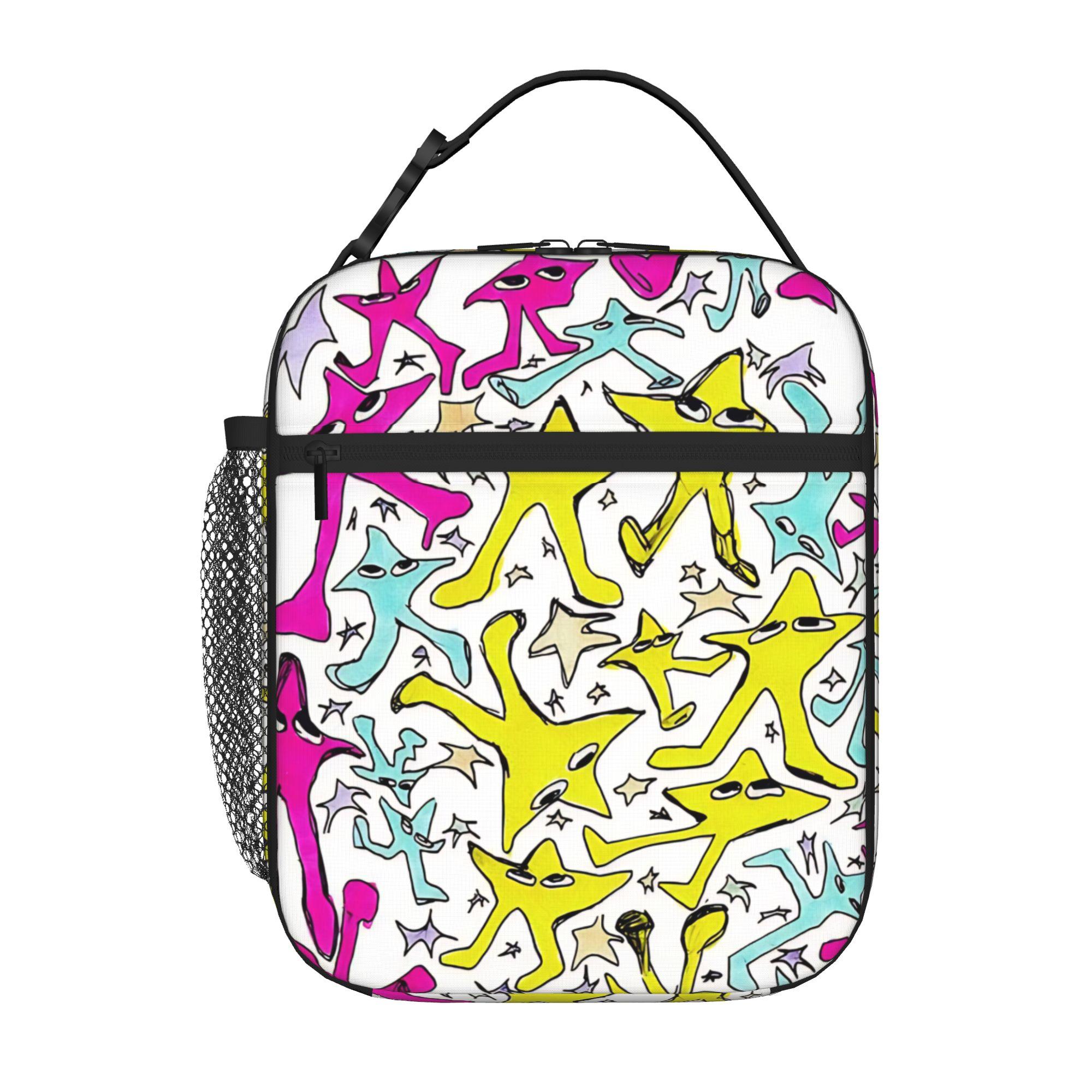 1 Piece Zipper Closure the original Starwalker Storage Bag Pocket Deltarune School Lunch Food Box Reusable For Lunch Food Bag One Size