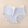 Modal Seamless Women's Mid-Waist Plus Size Panties with 5A Antibacterial Crotch