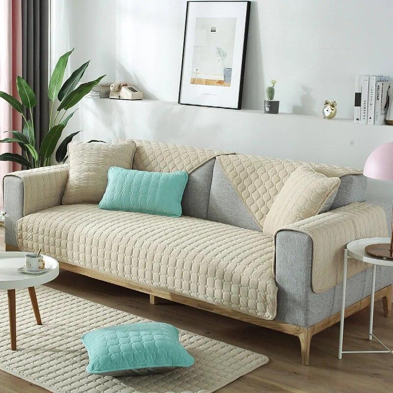 Cord-Sofa-Schonbezüge, moderner Sofabezug für Wohnzimmer, Ecksofa, L-förmiger Stuhlschutz, Couchbezug für 1/2/3/4-Sitzer
