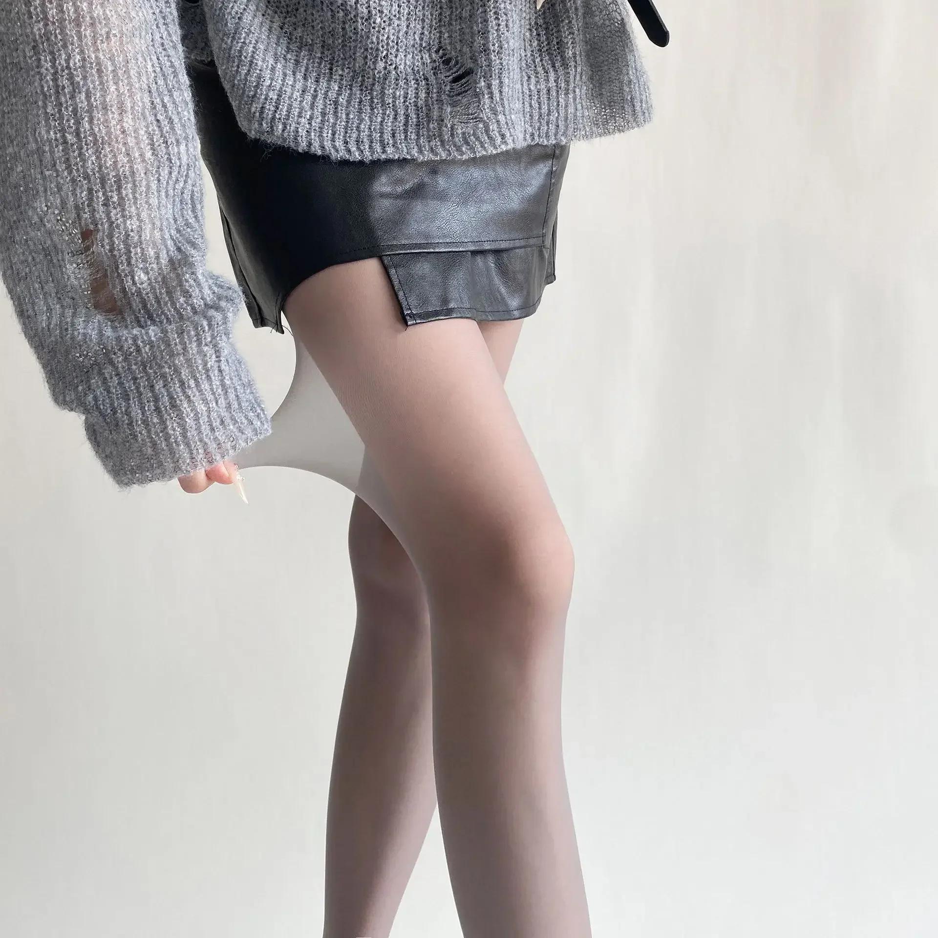 

Ultra-thin Nylon Thigh High Stockings Pantyhoses Blue Green Women Sexy Women Tights Velvet Sexy Lingeries Hosiery Body Stockings One Size сірий колір