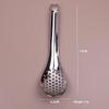 410 Stainless Steel Strainer Spoon Kitchen Spoon With Holes Cuisine Caviar Builder Roe Sauce Kitchen Cooking Gadgets