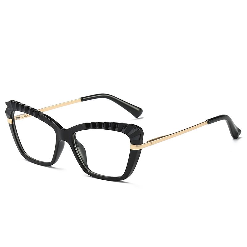 

Gmei Optical Fashion Designed Transparent Women Cat Eye Glasses Frames Female Clear Myopia Prescription Spectacles Frame 2046