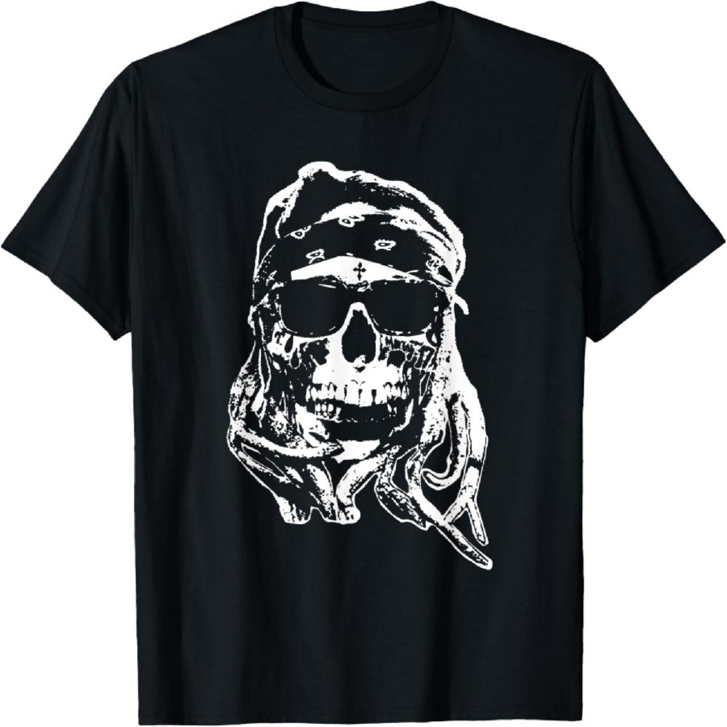 

Lil Wayne Bandana Skull T-Shirt XXXXXL чорний