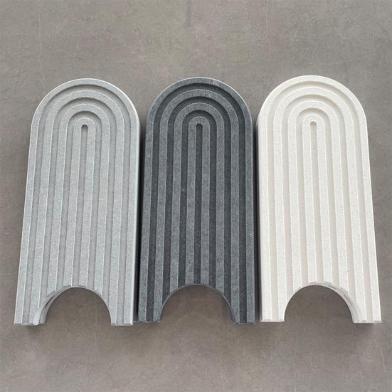 Podložka pod baterii Ochrana proti stříkající vodě na dřez Rychleschnoucí podložka pod kuchyňskou baterii Odvodňovací podložka Vodoabsorpční kamenný tác na koupelnovou desku