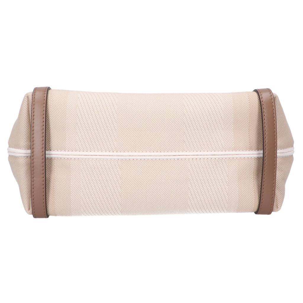 Chloe Excellent Condition Canvas Carry Small 2WAY Tote Bag beigeUsed
