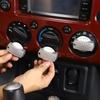 DIYUCAR Car Air Conditioning Knob Button Cover Air Conditioning Knob Button Trim Cover Interior