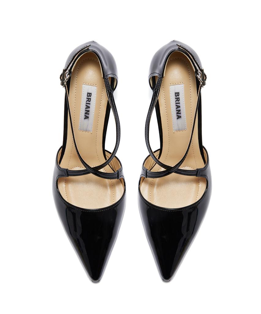 Briana Audrey Ex Stiletto [Black Patent]
