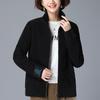 Women's 2024 Early Autumn Fleece Short Zipper Cardigan - Korean Style, Loose Fit, Fashionable Hoodless Jacket