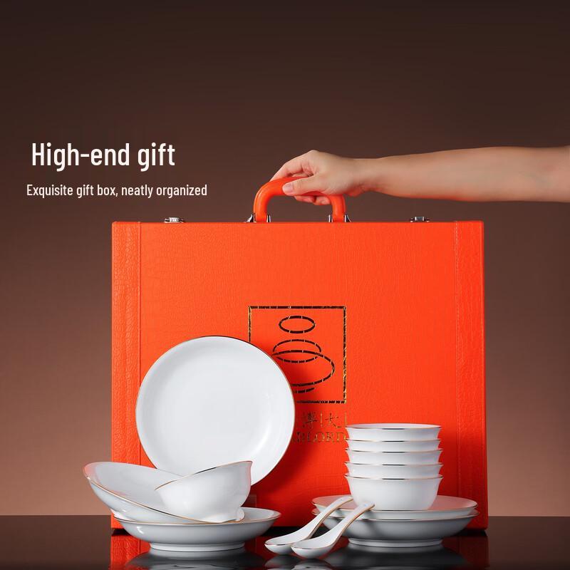Jingdezhen Light Luxury Ceramic Dinnerware Set