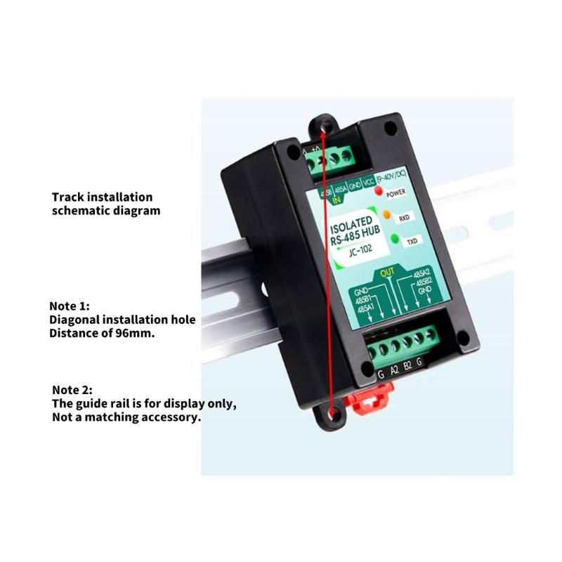 Modbus-RTU Communication Module Data Interface Conversion Processor RS485 System for Industry Long Distance Transfer