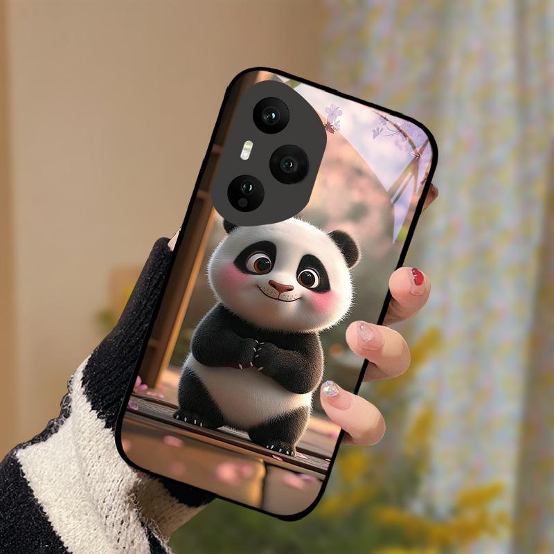 Tempered Glass Phone Case For Honor 400 Pro Honor400 Lite 5G Cover Luxury Painted Hard PC Fundas Shockproof Protective Shell