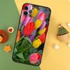 Tulip Flower Colorful Phone Case For iPhone 17 17Air 16 15 14 13 11 12 Pro Max 12 13 Mini 16E Shockproof Cover