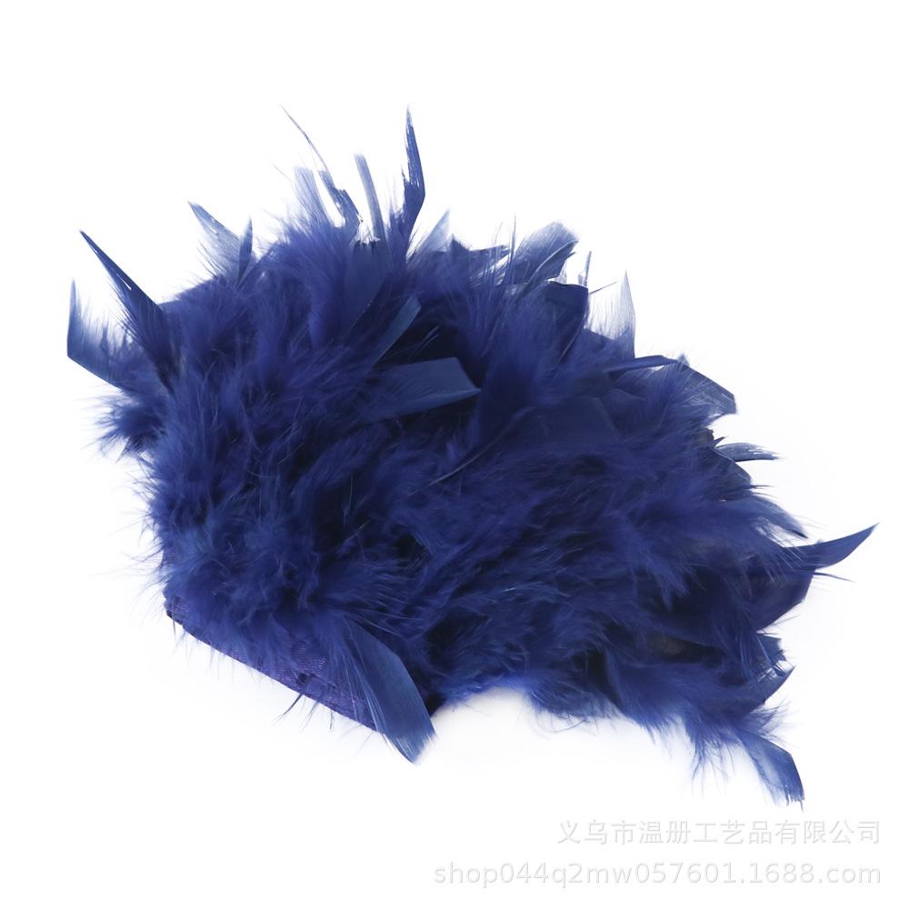 Feather Turkey Feather Lace Car Doll Decorative Fire Piece Cloth Edge Feather Handmade Dress Skirt Material