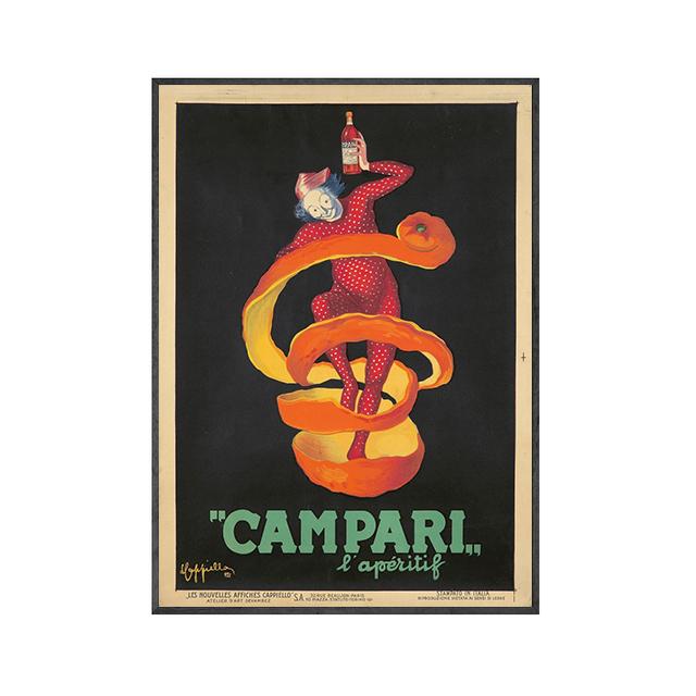 

Винтажный постер с едой и напитками Campari, шампанское, абсент, холст, картина, ретро-принты, настенные художественные фотографии, декор для домашнего бара 60X90cm Unframed