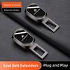 Zinc Alloy Car Seat Belt Extension Shoulder Straps Extend Button For C1 DS3 C2 C3 Vts C4 Saxo C4L C5 C6 C8 Xsara C3-XR