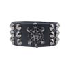 Punk Leather Studded Bracelet - Trendy European & American Style