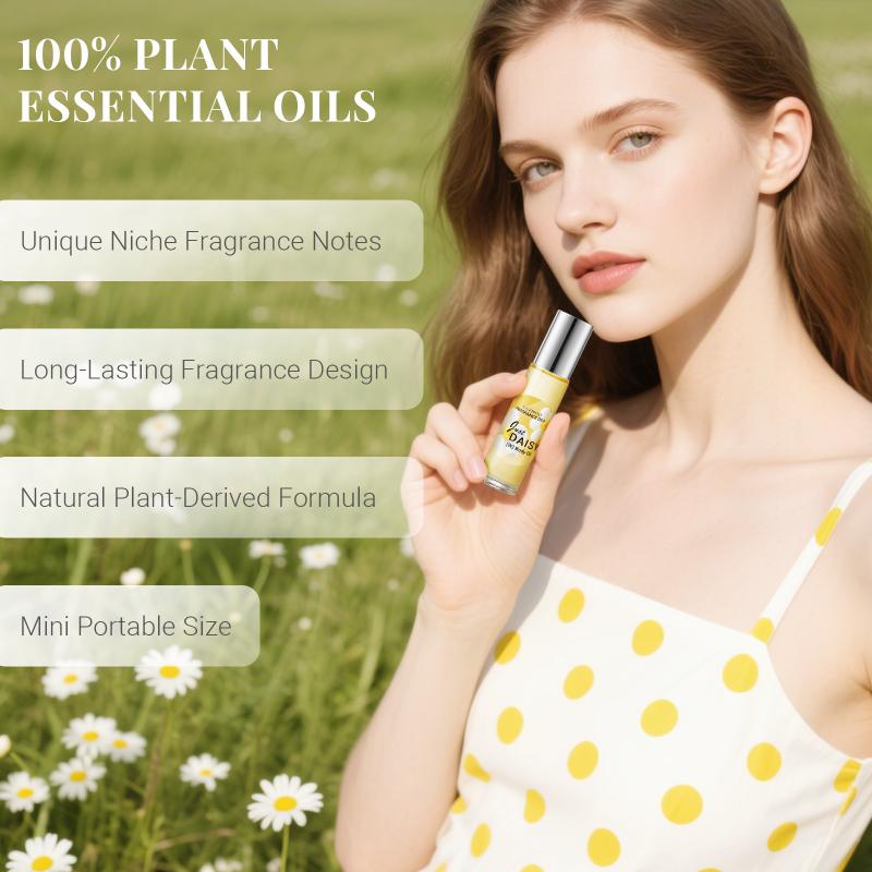 Gazipoo Daisy Roll-On Fragrance Men'S And Women'S Fragrance Oil Dating Fresh Niche Long-Lasting Fragrance