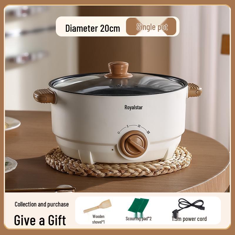 Rongshengda Multifunctional Electric Hot Pot: Steaming & Cooking All-in-One for Household Kitchens
