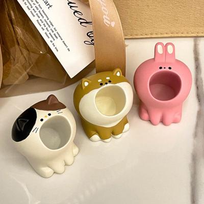 Nail Art Grinding Head Bit Holder Cute Nail Drill Bits Holder Container Display Rack Nail Brushes Holder Nail Bit Storage Tools