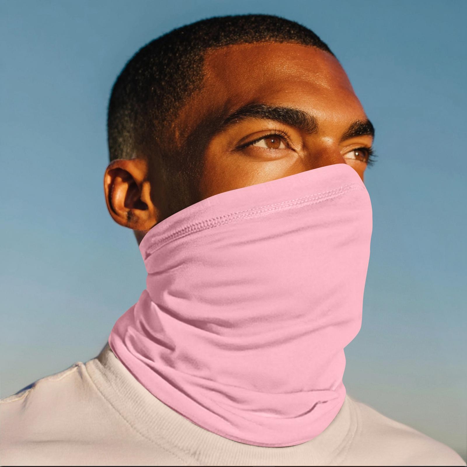 

Уличная маска от солнца для велоспорта, рыбалки, анти-ультрафиолетовая бандана, солнцезащитная повязка на шею One Size розовый