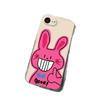 Pink Rabbit Borderless for Apple 15 Mobile Phone Case 16e New Series for IPhone 13 Popular Protective Case