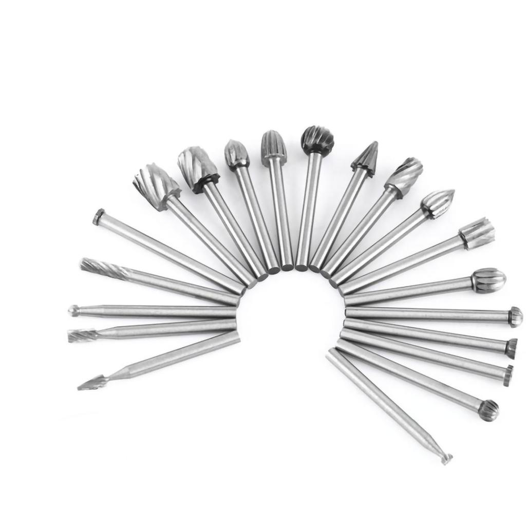 Rotary Files High Speed Steel Wood Carving Rasp for Power Tools Woodworking Engraving