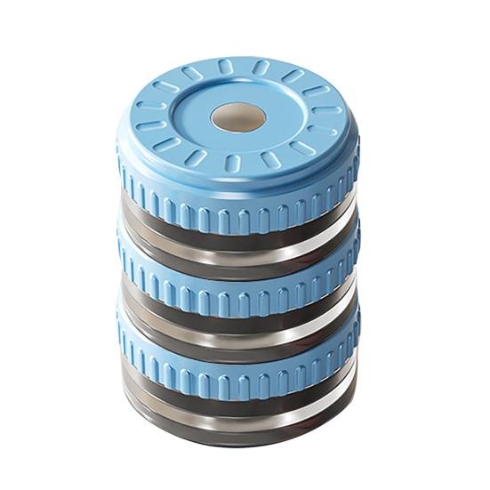 3Pcs Magnetic Pill Boxes Stackable Travel Pill Case Mini Medication Organizer Portable Pill Container for Supplements Capsules