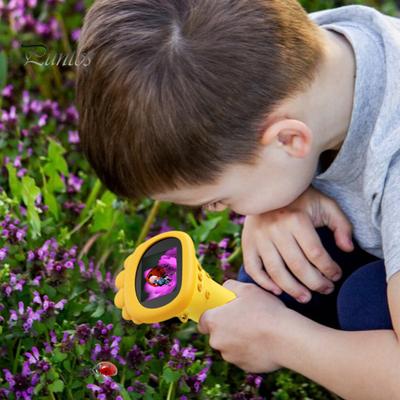 Kids Digital Microscope with LED Light 100X-1000X Magnification Handheld Pocket Microscope Camera Educational Science Experiment Magnifying Glass Toy