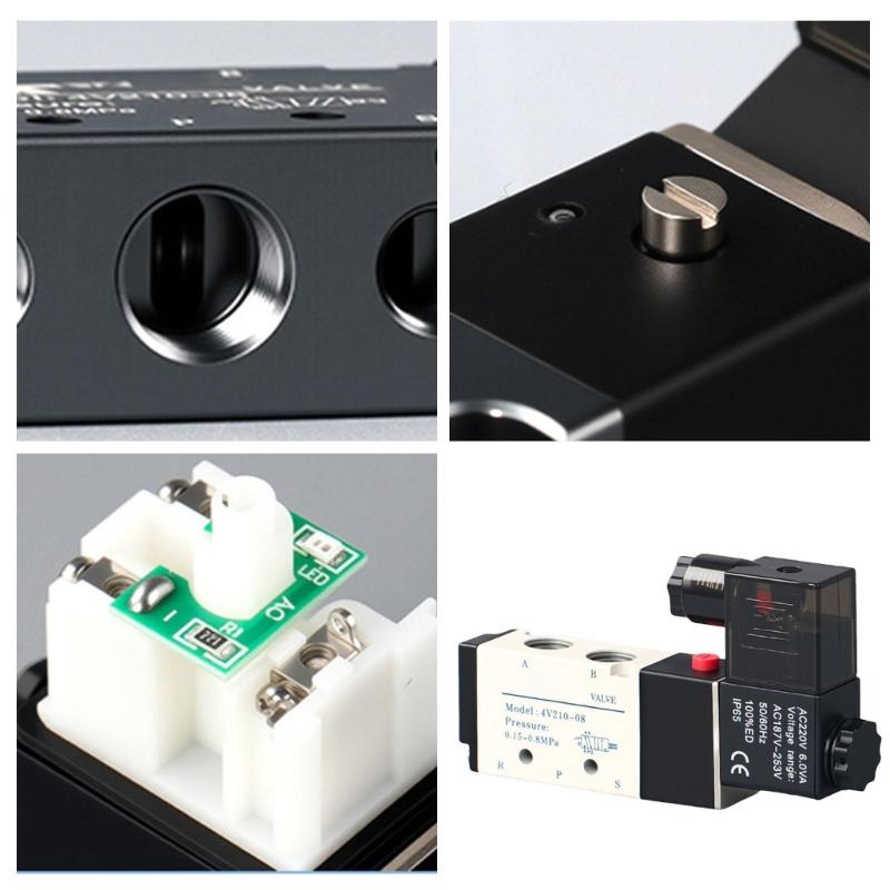 Rustproof Pneumatic Switching Valves Accessory for Factory Technicians and Automated Production Lines Daily Casual Use