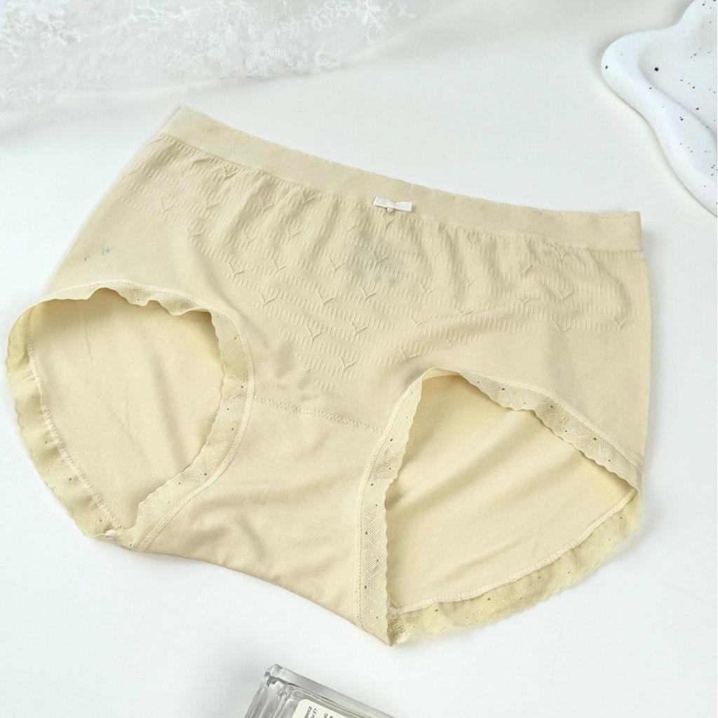Damen Frühling und Sommer Neue Leichte und Bequeme Atmungsaktive Dreieck-Slips mit Mittlerem Bund