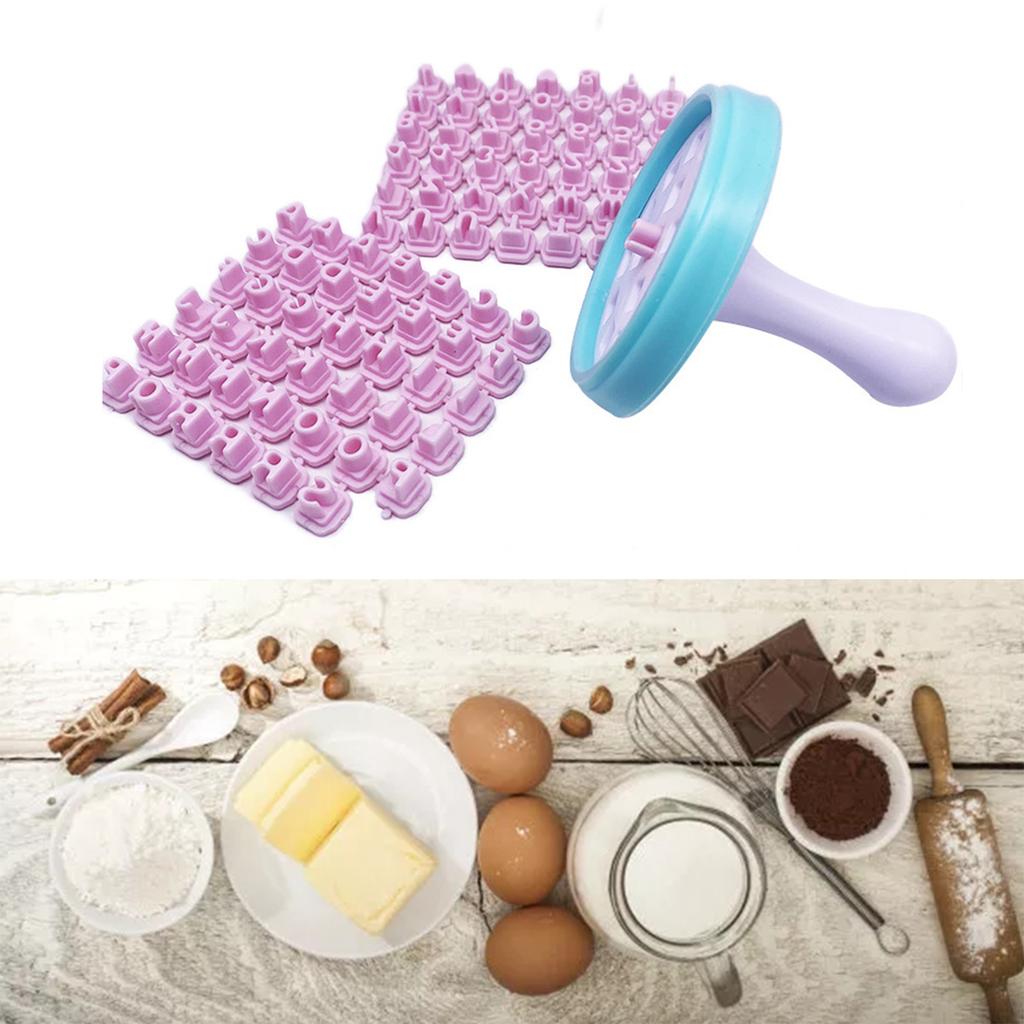 Cookie Biscuit Alphabets Stamps for Cake Baking Clay DIY Embosser Mold Family Communication Gift Letter Dessert Molds