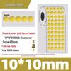 Silver Thermal Adhesive Printable Food Label