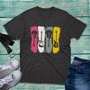 Vintage Guitars Musician Tshirt Guitar Lover Electric Guitarist Unisex Gift Top