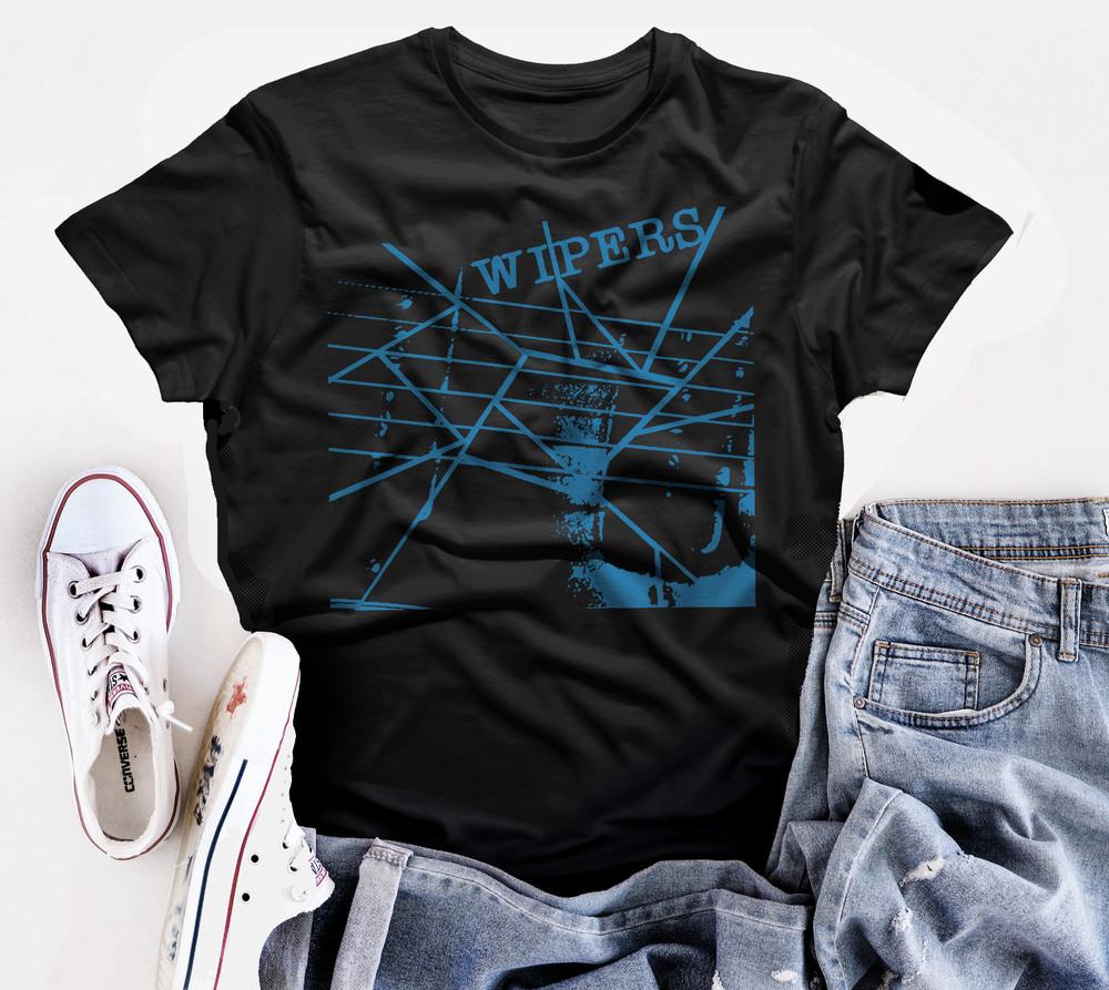 the wipers band t shirt  punk   Unisex T-Shirt M