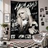 Wall TapestryLady Gaga Art Hanging Cloth Decorative Background Cover for Room Decoration