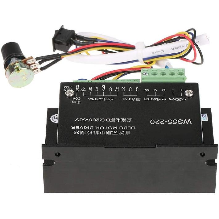 DC Motor Driver, CNC Brushless Motor Driver Controller WS55-220 DC48V 500V Motor Driver Controller BLDC Controller