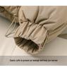 Women's Hooded Down Jacket - Short, Thickened, Trendy Korean Style for Petite Winter 2026