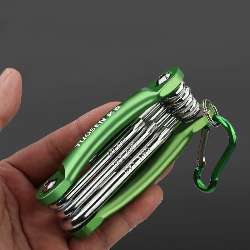 1PC Tool Plum Blossom Hexagon Wrench Flat Head Folding Hexagon Hexagon Wrench Set