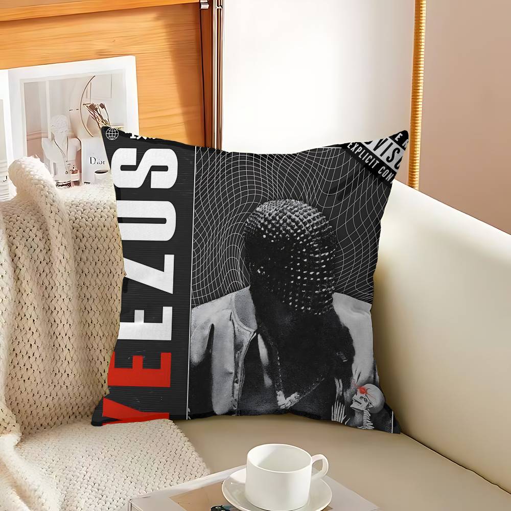 Classic Rapper K-Kanye W-West Y-Ye Cushion Cover Decorative Pillow Sofa Home Decor Case Pillow Cases