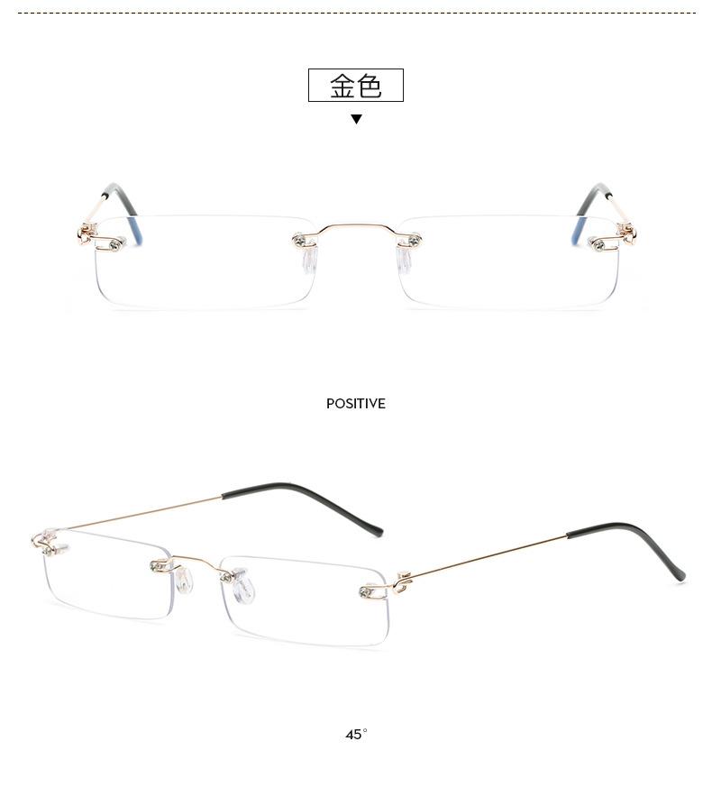 

Очки для пресбиопии с защитой от синего света Безрамочные Держатель для ручек Портативные с защитой от падения Высококачественные Антибликовые Очки для чтения при пресбиопии 1